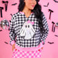 PREORDER – Bubblegum Checkered Skort