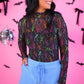 PREORDER – Keigan Mesh Top – Multi Skeletons
