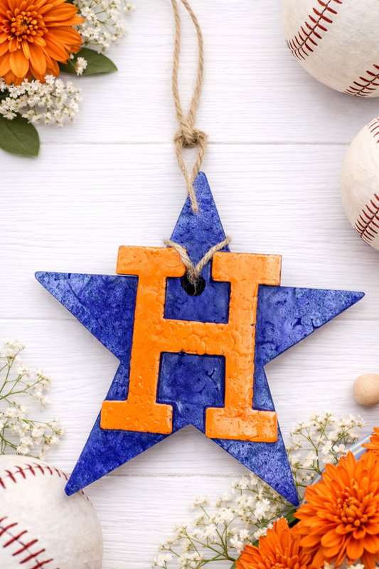 Astros Star Car Freshie – Houston Baseball Fan - Black Ice