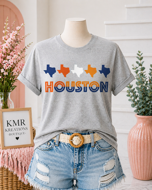 Houston Texas Graphic Tee | Astros Inspired Unisex Shirt