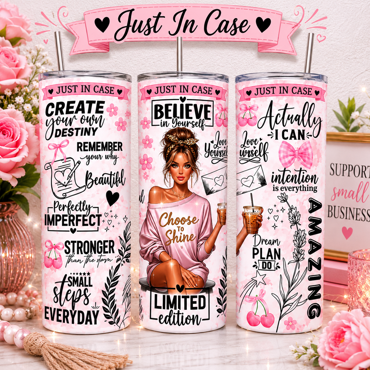 Choose to Shine Motivational 20oz Tumbler