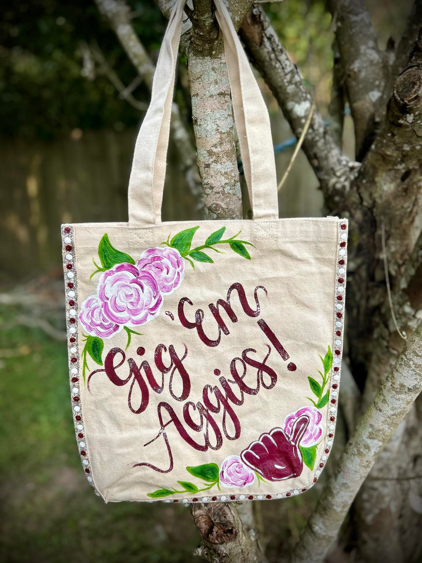 Aggie Tote Bag, Gig'Em Tote Bag