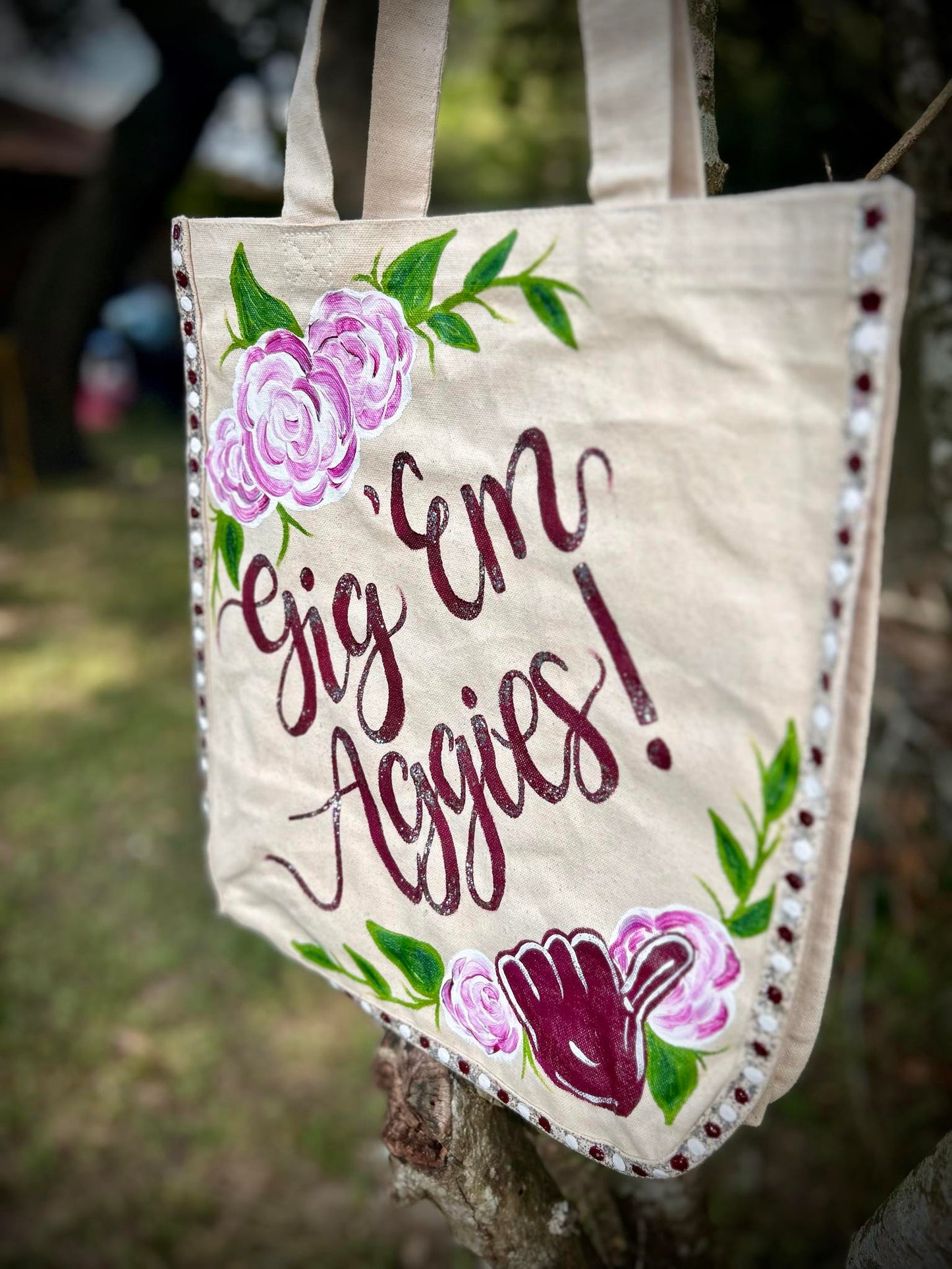 Aggie Tote Bag, Gig'Em Tote Bag
