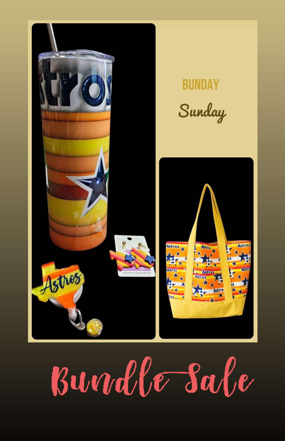 Sunday Funday, Bunday Funday, Retro Vibes Only, H-Town Proud Bundle Goals, Houston Strong KMRKreations Boutique