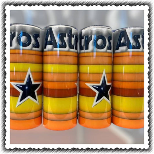 Retro Astros Tumbler