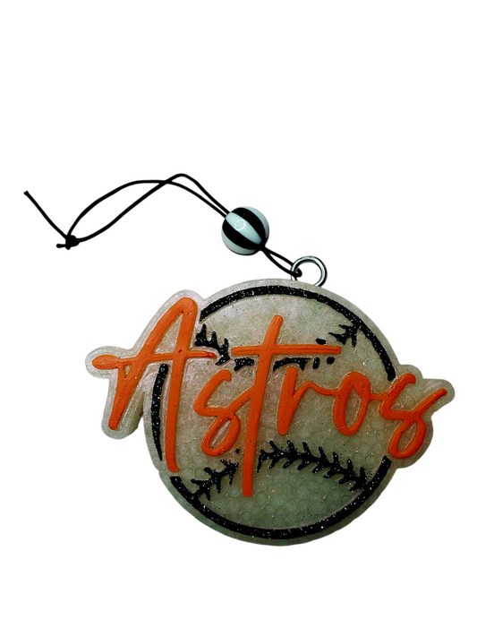 Astros Inspired Car Freshie, Sports Freshie, Baseball Car Freshie, Gift for Her, Best Friend Gift