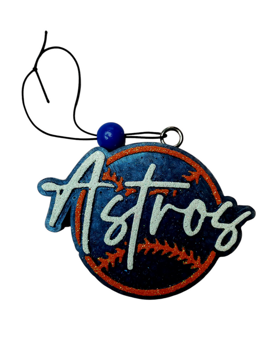Astros Inspired Car Freshie, Sports Freshie, Baseball Car Freshie, Gift for Her, Best Friend Gift
