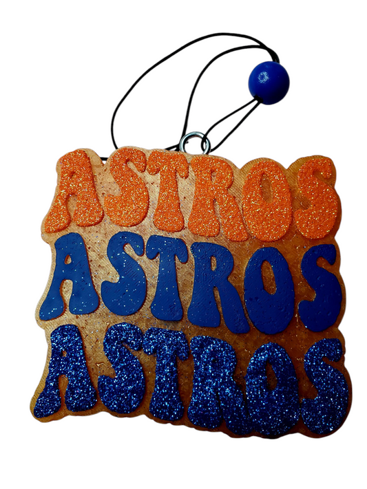 Astros Inspired Car Freshie, Sports Freshie, Baseball Car Freshie, Gift for Her, Best Friend Gift