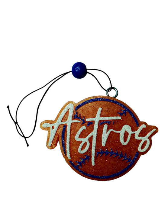 Astros Inspired Car Freshie, Sports Freshie, Baseball Car Freshie, Gift for Her, Best Friend Gift