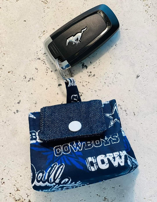 Dallas Cowboys Coin Purse with Keychain