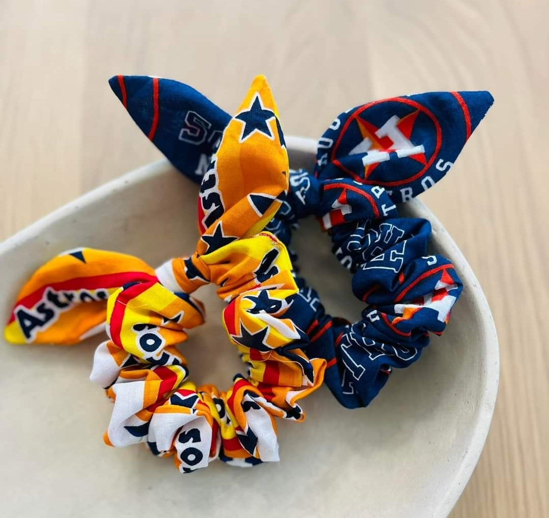 Houston Astros Scrunchie - Blue