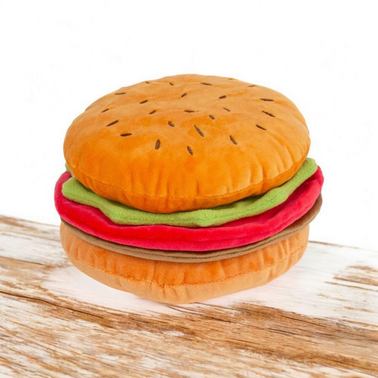 8" Plush Burger Decoration