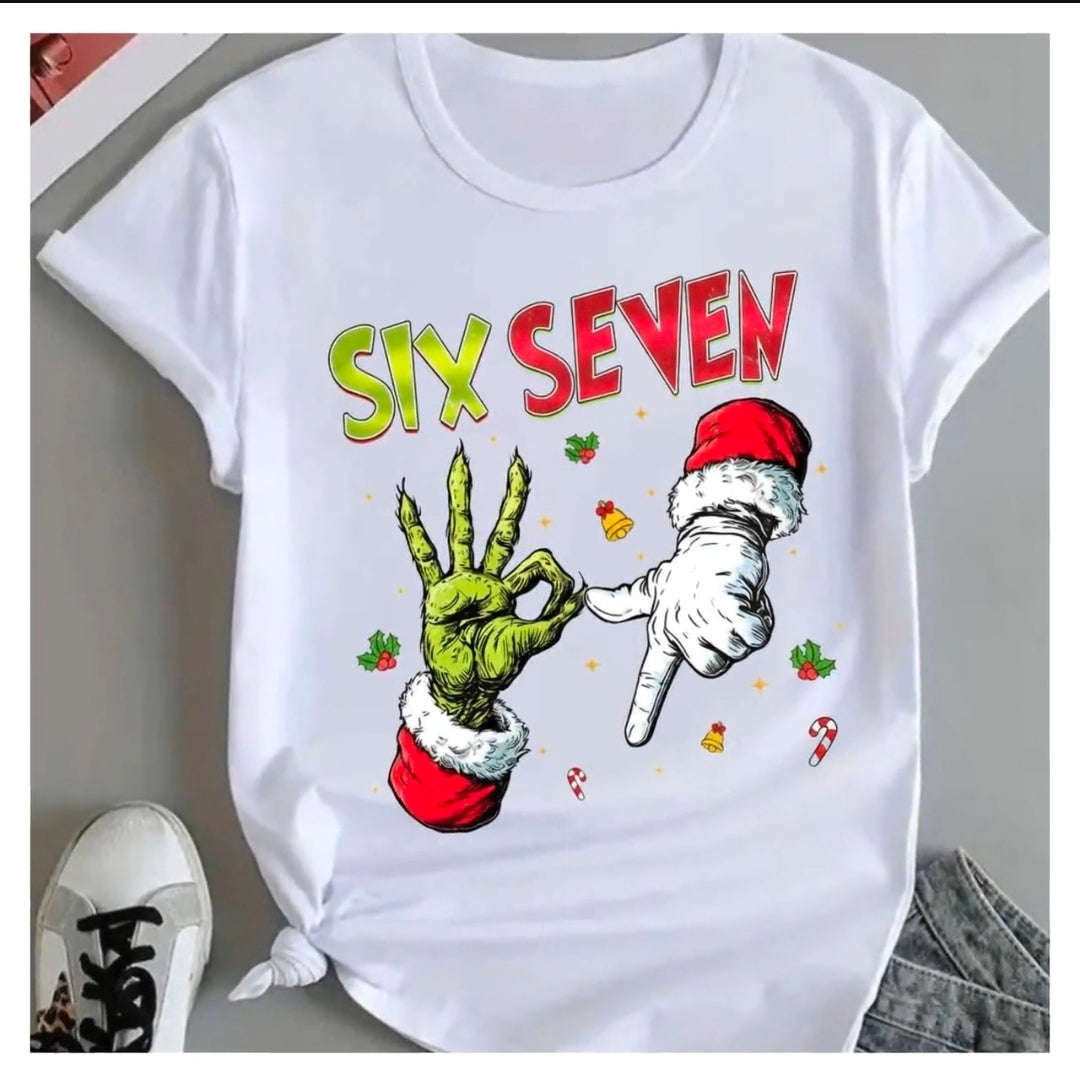 “Six Seven” Holiday Tee – Kid Sizes