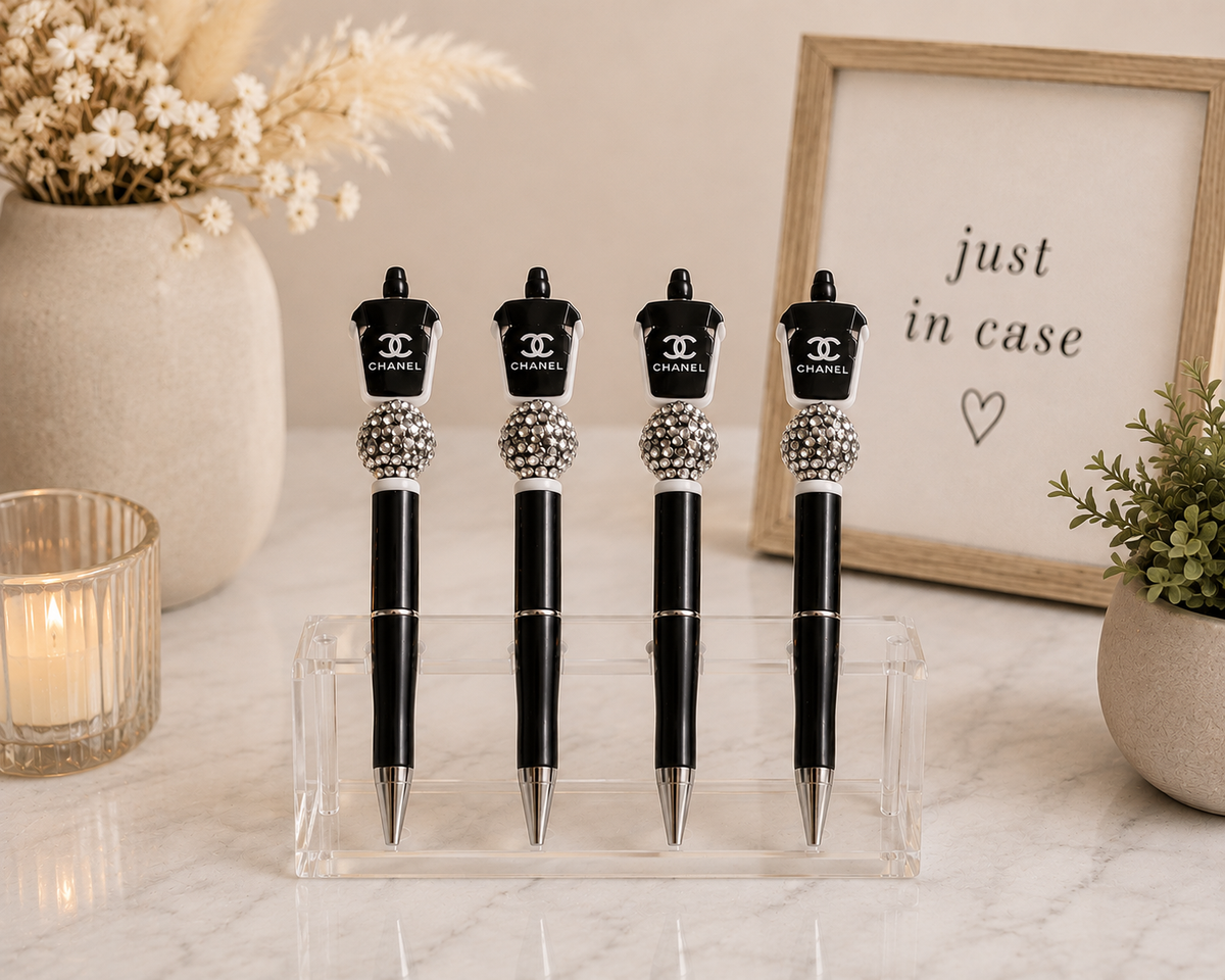 Black Glam Pen Set – Set of 2