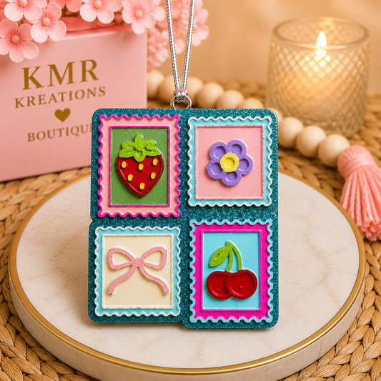 🌸✨ Postage Patch Car Freshie – Japanese Cherry Blossom ✨🌸