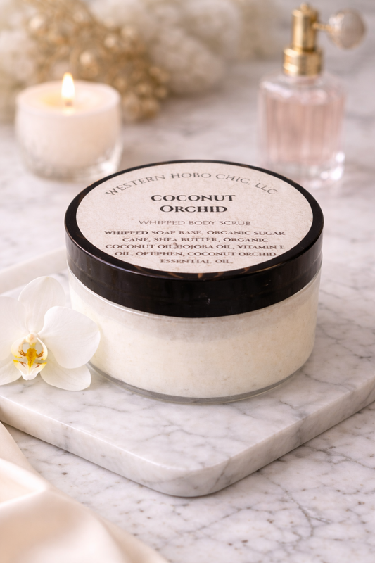 🛍️ Shopify Listing – Coconut Orchid Whipped Body Scrub