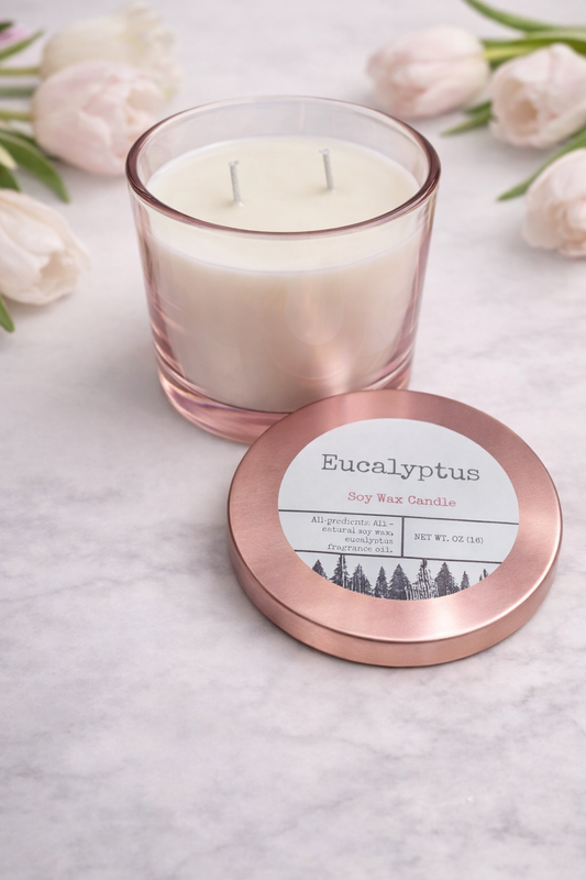 Eucalyptus Soy Wax Candle – 16 oz