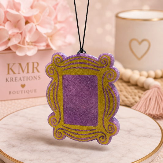 ✨ Whimsical Frame Car Freshie – Glam Edition