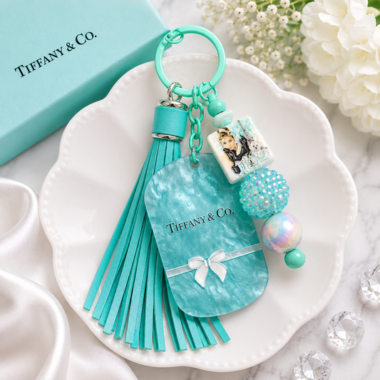 Tiffany-Inspired Tassel Keychain