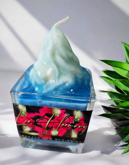 Handmade Scented Candle - Blueberry