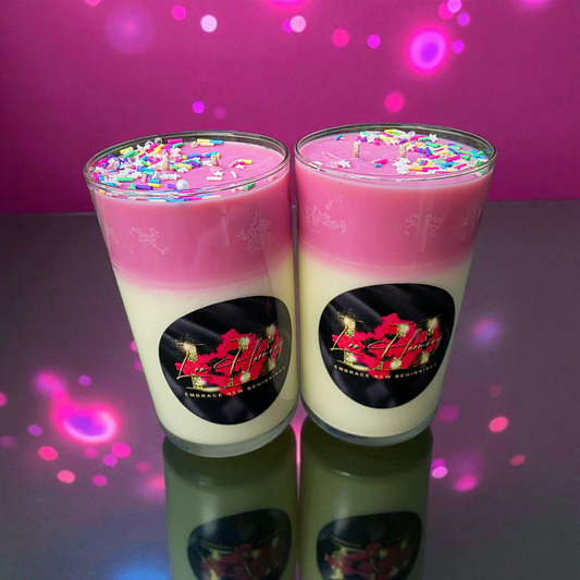 Birthday candle, celebration candle, sweet candle, sprinkle candle, gift candle, party décor, festive candle, soy wax candle