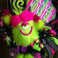 Candy Monster Wreath, Halloween Decor, Whimsical Wreath, Sweet And Spooky, Front Door Goals