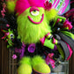 Candy Monster Wreath, Halloween Decor, Whimsical Wreath, Sweet And Spooky, Front Door Goals
