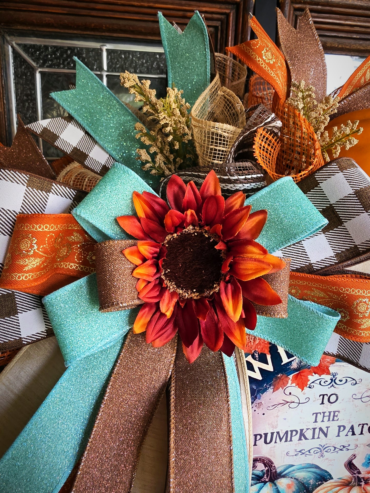 Welcome to the Pumpkin Patch Fall Wreath