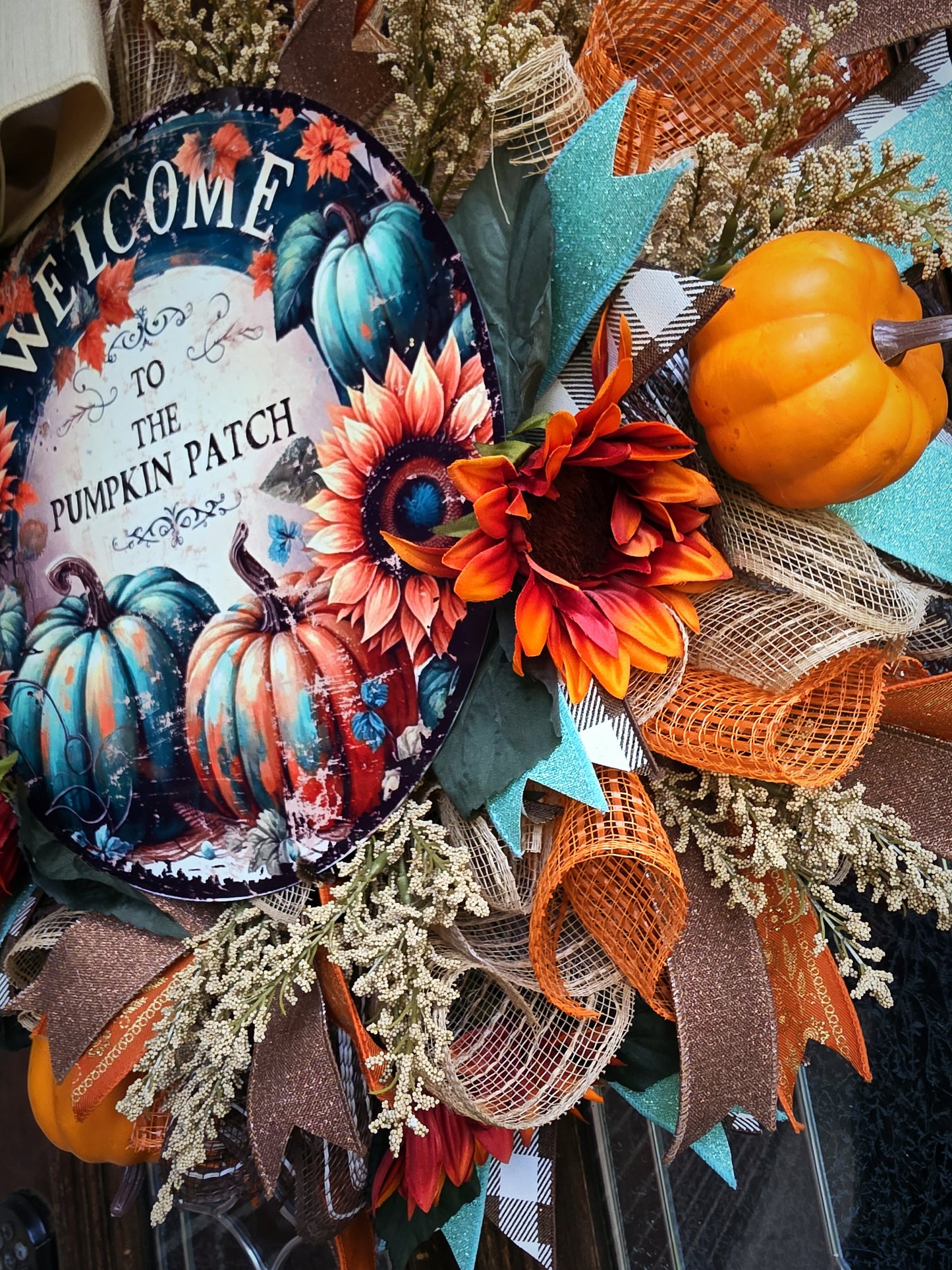Welcome to the Pumpkin Patch Fall Wreath
