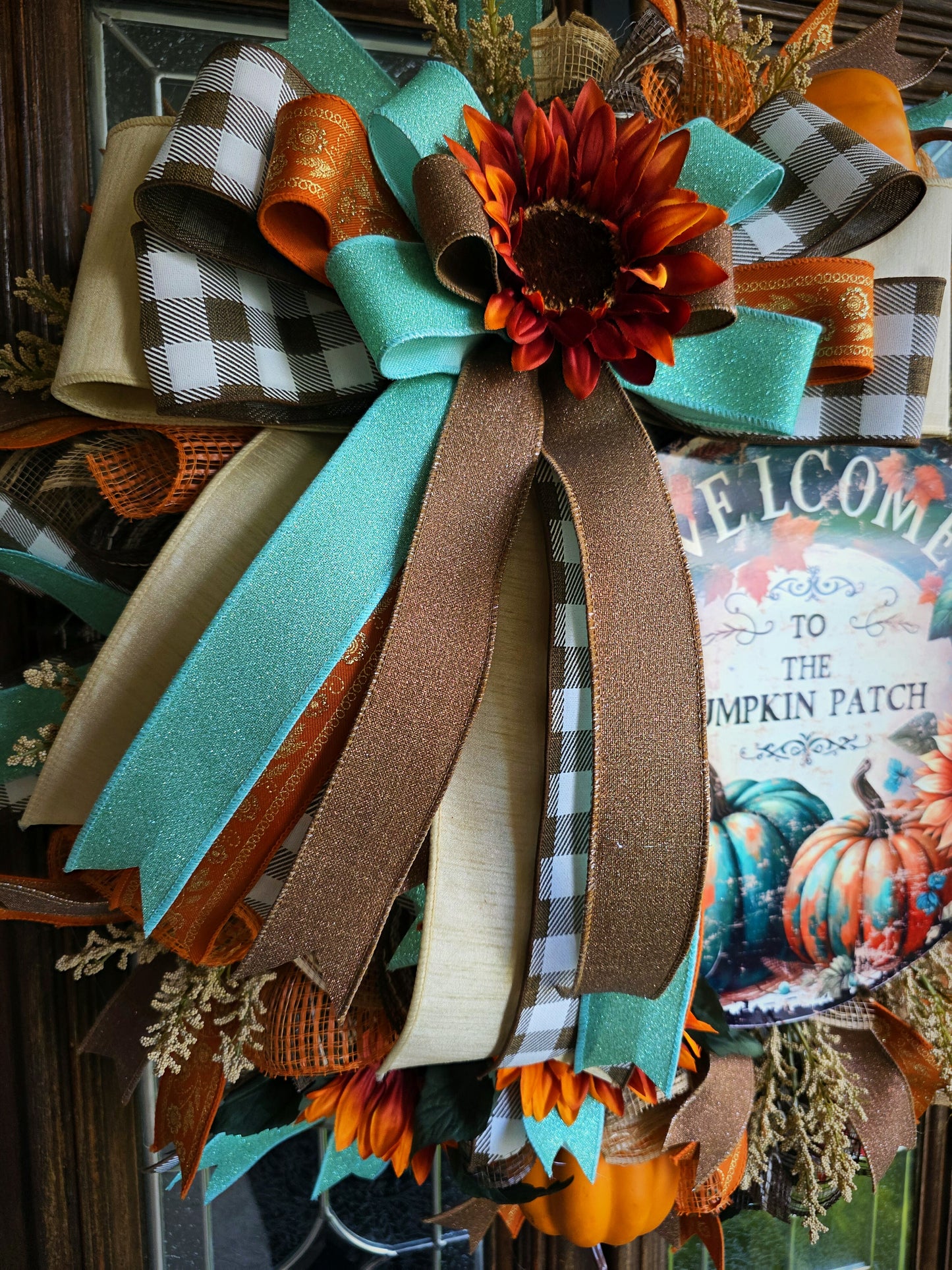 Welcome to the Pumpkin Patch Fall Wreath