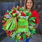 🎄 Stink! Stank! Stunk! Christmas Wreath – Whimsical Holiday Door Decor