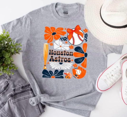 Astros Tees -HTownProud - StrosNation - HoustonStrong - Baseball Vibes - GameDayFit - AstrosFans